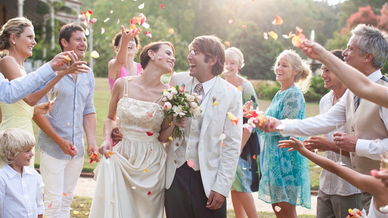 couple at wedding