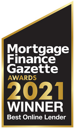 Mortgage Finance Gazette 2021 Award - Winner of Best online Lender