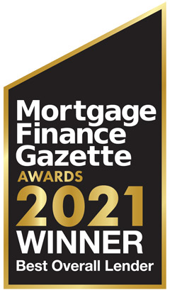 Mortgage Finance Gazette 2021 Award - winner of Best overall Lender