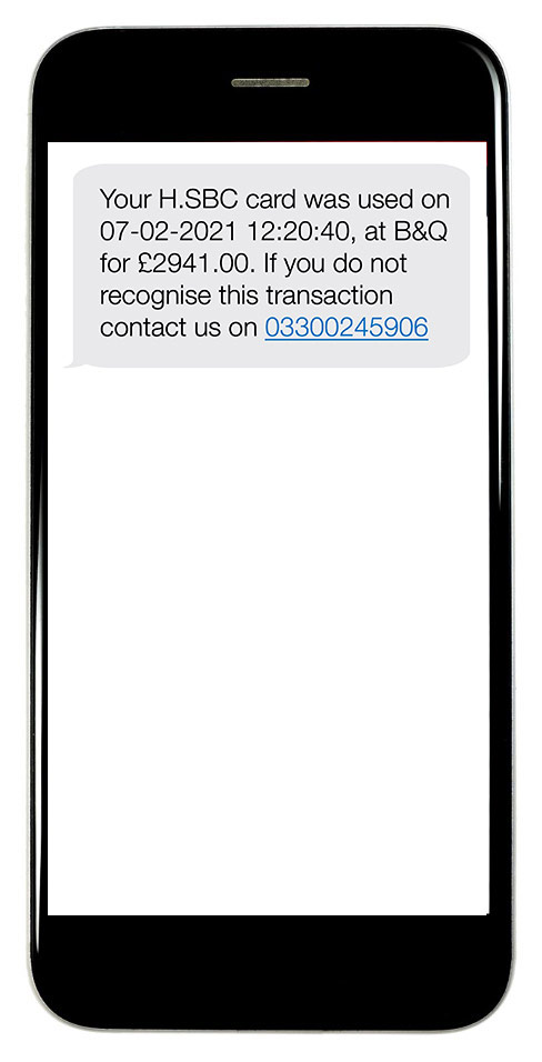 Please call HSBC fraud team on 03333445352 quoting F365434