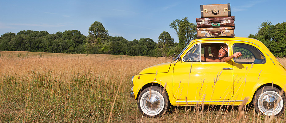 yellow car